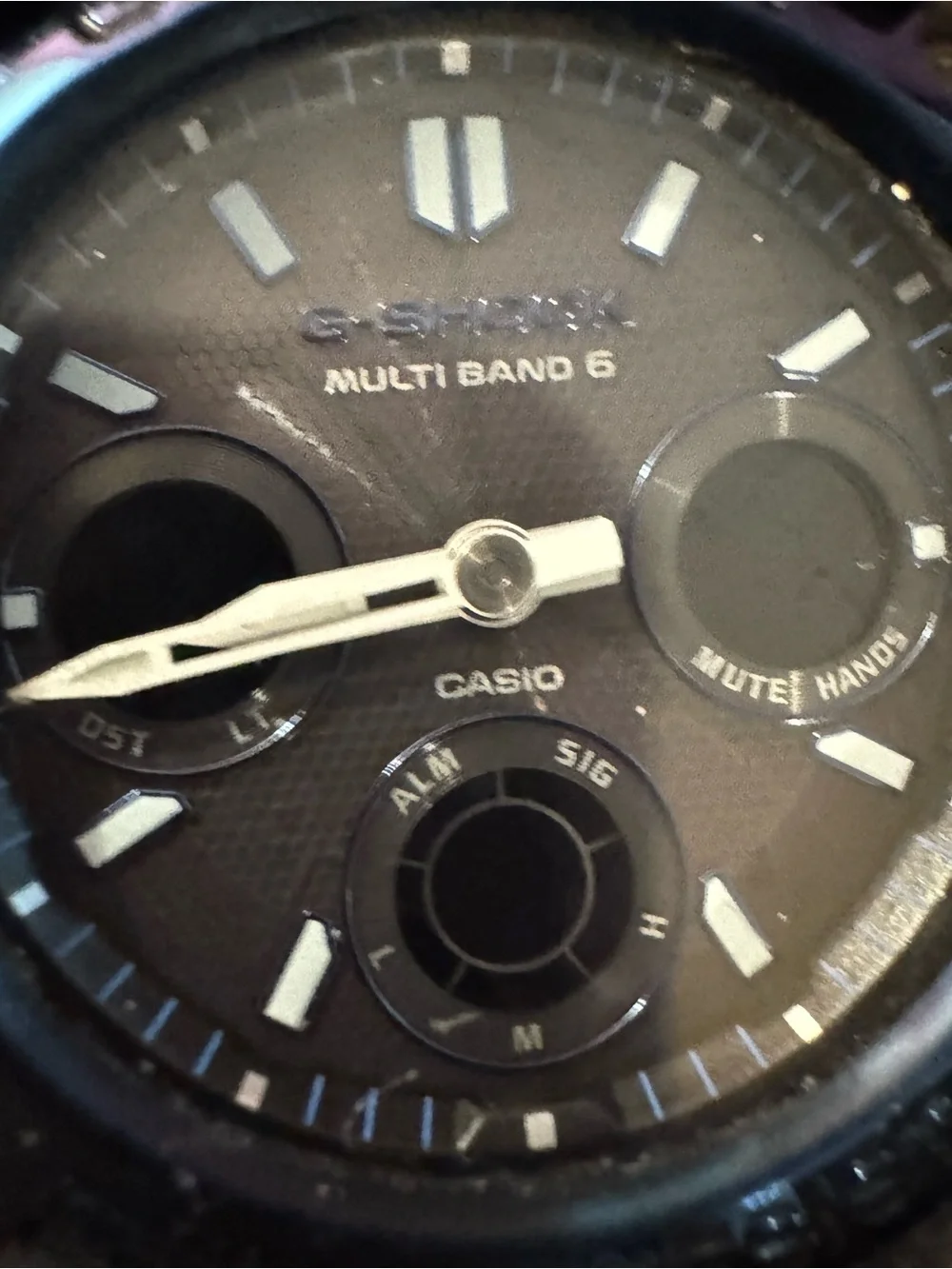 Casio G-Shock Black Digital-Analog Multi-Band 6 Watch